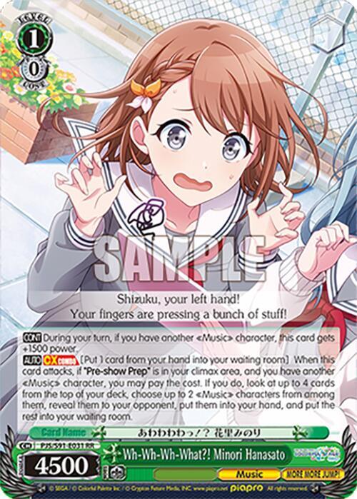 Wh Wh Wh What Minori Hanasato PJS/S91-E031 RR HATSUNE MIKU: COLORFUL STAGE! Card