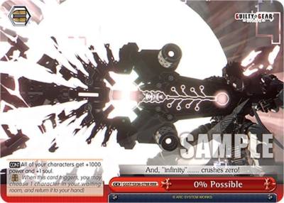 0pct Possible RRR GGST/SX06-078R  RRR Guilty Gear -Strive- Card