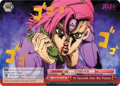 10 Seconds Into the Future JJR Gold Stamp JJ/S66-E071J JJR JoJo's Bizarre Adventure: Golden Wind Card