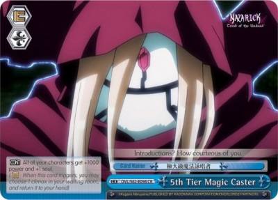 5th Tier Magic Caster OVL/S62-E098 CR Nazarick: Tomb of the Undead Card