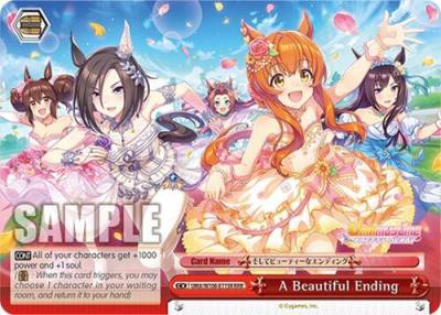 A Beautiful Ending RRR UMA/W106-E115R Umamusume: Pretty Derby Card