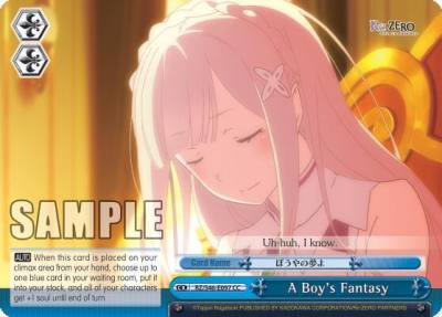 A Boys Fantasy RZ/S46-E097 CC Re:ZERO Card