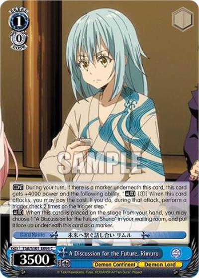 A Discussion for the Future Rimuru TSK/S101-E094 C That Time I Got Reincarnated as a Slime Vol.3 Card
