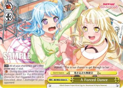 A Forced Dance BD/W63-E026 CC BanG Dream! Girls Band Party! Vol.2 Card