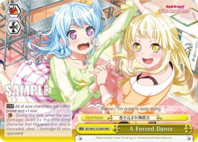 A Forced Dance RRR BD/W63-E026R RRR BanG Dream! Girls Band Party! Vol.2 Card