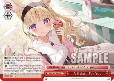 A Gelato For You HOL/W104-E109 CC hololive production Vol.2 Card