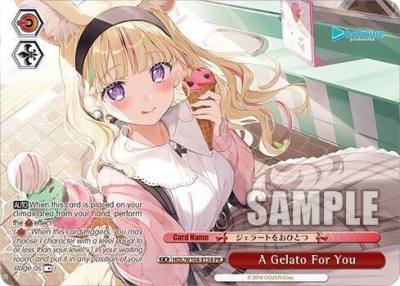 A Gelato For You PR HOL/W104-E154 PR hololive production Vol.2 Card
