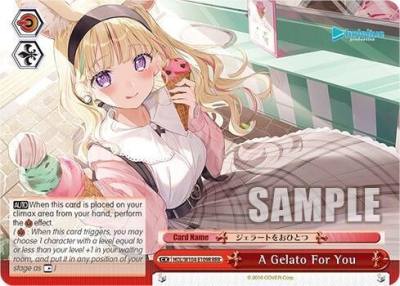 A Gelato For You RRR HOL/W104-E109R RRR hololive production Vol.2 Card