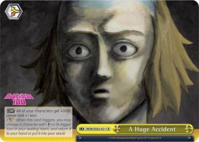 A Huge Accident MOB/SX02-021 CR Mob Psycho 100 Card