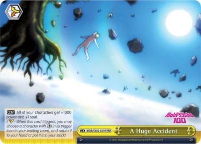 A Huge Accident RRR MOB/SX02-021R RRR Mob Psycho 100 Card
