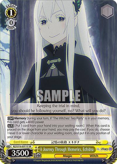 A Journey Through Memories Echidna SR RZ/S116-E011S Re:ZERO -Starting Life in Another World- Vol.3 Card