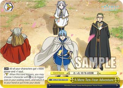 A Mere Ten Year Adventure SFN/S108-E023 CR Frieren: Beyond Journey’s End Card