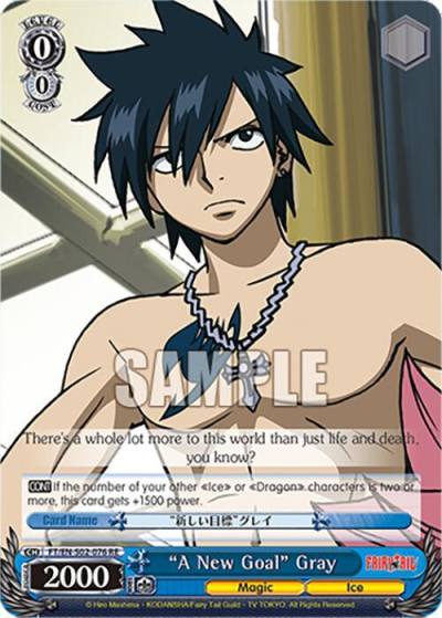 A New Goal Gray FT/EN-S02-076 U RE Fairy Tail Chronicle Set Card