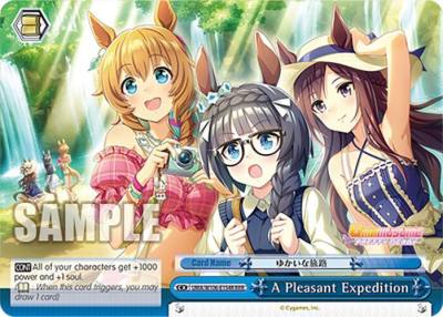 A Pleasant Expedition RRR UMA/W106-E154R Umamusume: Pretty Derby Card