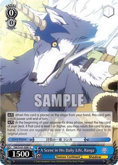 A Scene in His Daily Life Ranga TSK/S101-E091 C That Time I Got Reincarnated as a Slime Vol.3 Card