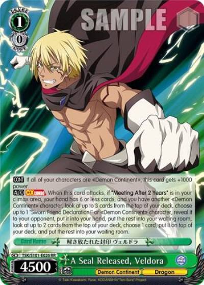 A Seal Released Veldora TSK/S101-E026 RR That Time I Got Reincarnated as a Slime Vol.3 Card