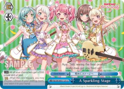 A Sparkling Stage BD/EN-W03-125 CC BanG Dream! Girls Band Party! MULTI LIVE Card