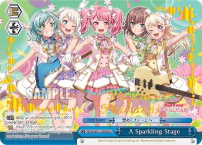 A Sparkling Stage BDR BD/EN-W03-125BDR BDR BanG Dream! Girls Band Party! MULTI LIVE Card