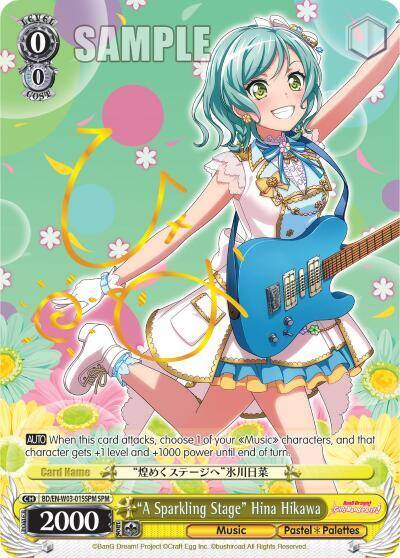 A Sparkling Stage Hina Hikawa SPM BD/EN-W03-015SPM SPM BanG Dream! Girls Band Party! MULTI LIVE Card