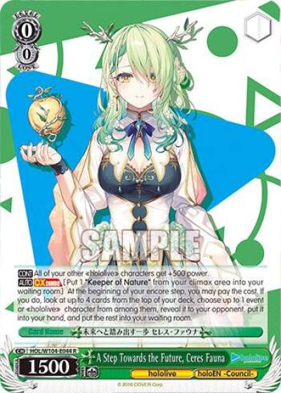 A Step Towards the Future Ceres Fauna HOL/W104-E044 R hololive production Vol.2 Card