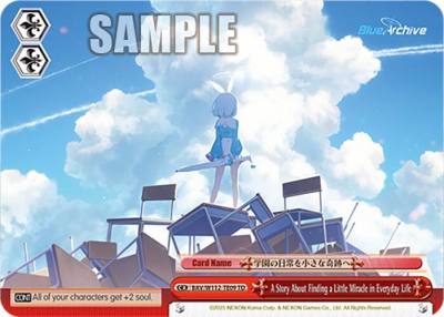 A Story About Finding a Little Miracle in Everyday Life BAV/W112-TE09 TD Blue Archive Card