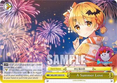A Summer Love HOL/W91-E033 CC hololive production Card