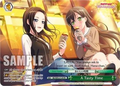 A Tasty Time PR BD/W95-E129 PR BanG Dream! Girls Band Party! 5th Anniversary Card