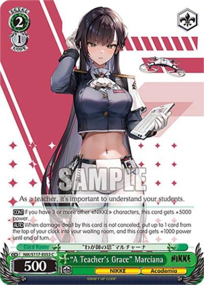 A Teachers Grace Marciana NIK/S117-E053 C GODDESS OF VICTORY: NIKKE Card