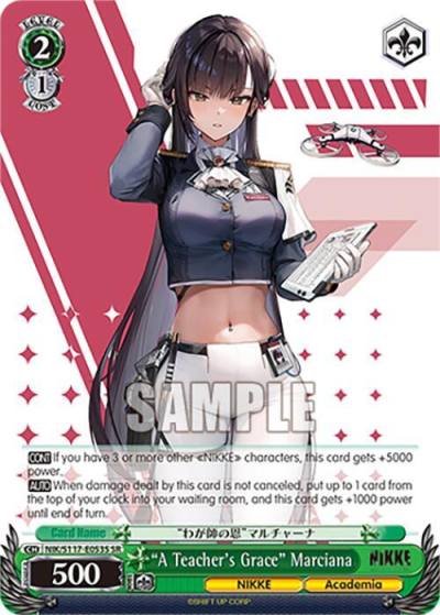A Teachers Grace Marciana SR NIK/S117-E053S SR GODDESS OF VICTORY: NIKKE Card