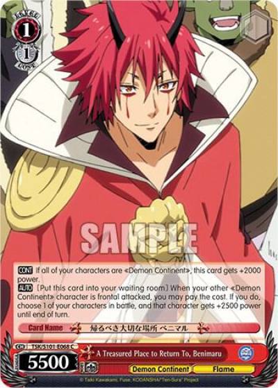 A Treasured Place to Return To Benimaru TSK/S101-E068 C That Time I Got Reincarnated as a Slime Vol.3 Card