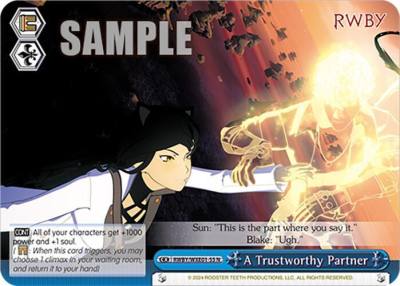 A Trustworthy Partner RWBY/WXE01-55 N RWBY Premium Booster Card