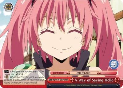A Way of Saying Hello RRR TSK/S70-E059R RRR That Time I Got Reincarnated as a Slime Card