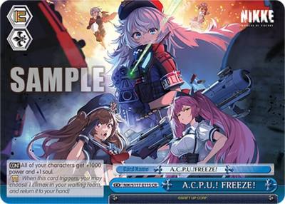 ACPU FREEZE NIK/S117-E115 CR GODDESS OF VICTORY: NIKKE Card
