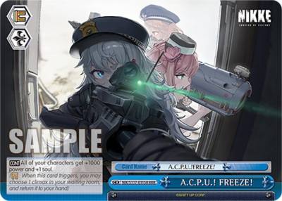 ACPU FREEZE RRR NIK/S117-E115R RRR GODDESS OF VICTORY: NIKKE Card