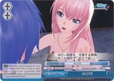 ACUTE A PD/S22-E098a CR Hatsune Miku -Project DIVA- f Card
