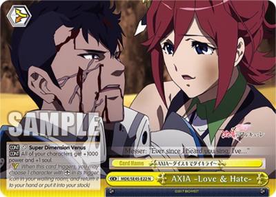AXIA Love and Hate MDE/SE45E22 N MACROSS Delta Premium Booster Card