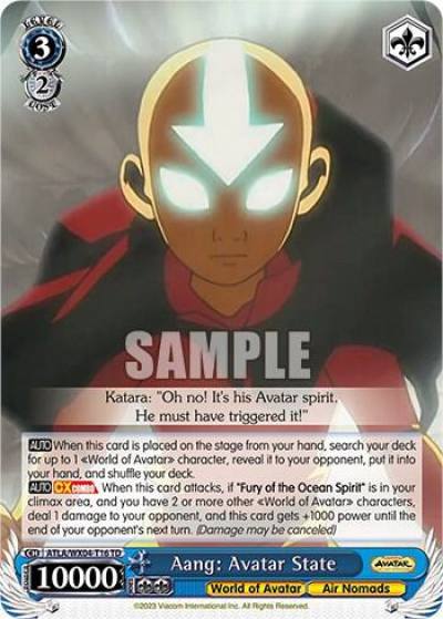 Aang Avatar State ATLA/WX04-T16 TD Avatar: The Last Airbender Card