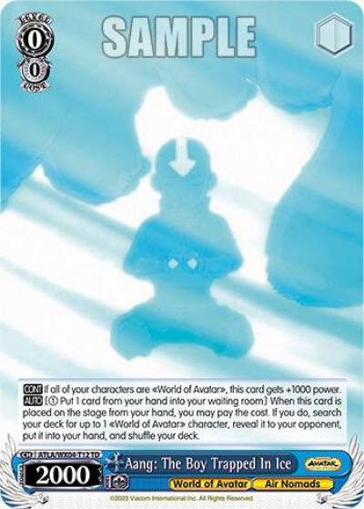 Aang The Boy Trapped In Ice ATLA/WX04-T12 TD Avatar: The Last Airbender Card