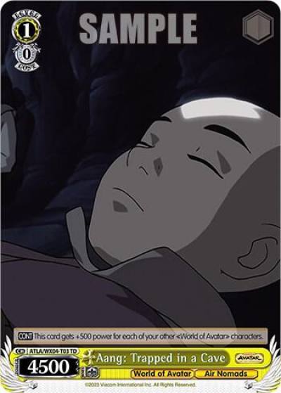 Aang Trapped in a Cave ATLA/WX04-T03 TD Avatar: The Last Airbender Card