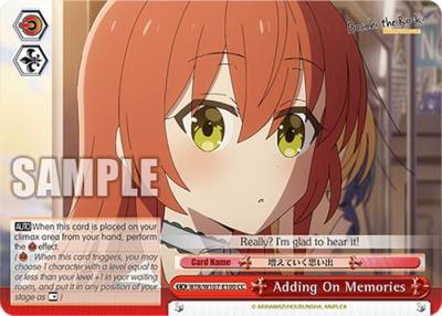 Adding On Memories BTR/W107-E100 CC BOCCHI THE ROCK! Card