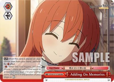 Adding On Memories RRR BTR/W107-E100R RRR BOCCHI THE ROCK! Card