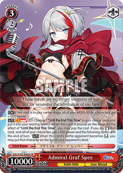Admiral Graf Spee SR AZL/S102-E080S SR Azur Lane Card