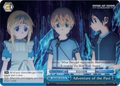 Adventure of the Past SAO/S65-TE19 TD Sword Art Online -Alicization- Card