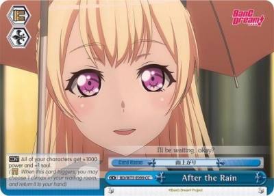 After the Rain BD/W73-E099 CC BanG Dream! Vol.2 Card