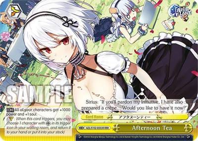 Afternoon Tea RRR AZL/S102-E033R RRR Azur Lane Card