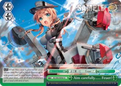 Aim carefully Feuer KC/S42-E056 CC KanColle: Arrival! Reinforcement Fleets from Europe! Card