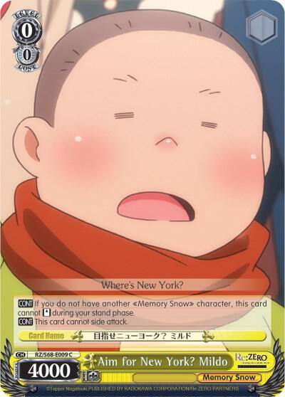 Aim for New York Mildo RZ/S68-E009 C Re:ZERO Memory Snow Card
