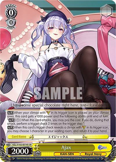 Ajax SR AZL/S102-E014S SR Azur Lane Card