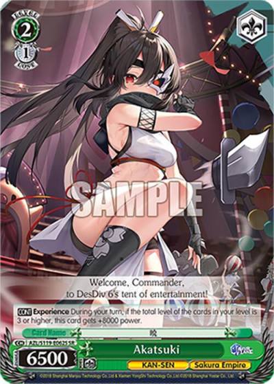 Akatsuki SR AZL/S119-E062S SR Azur Lane Vol. 2 Card