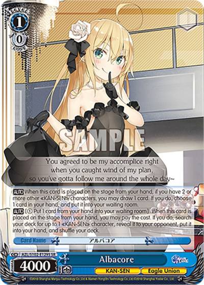 Albacore SR AZL/S102-E129S SR Azur Lane Card